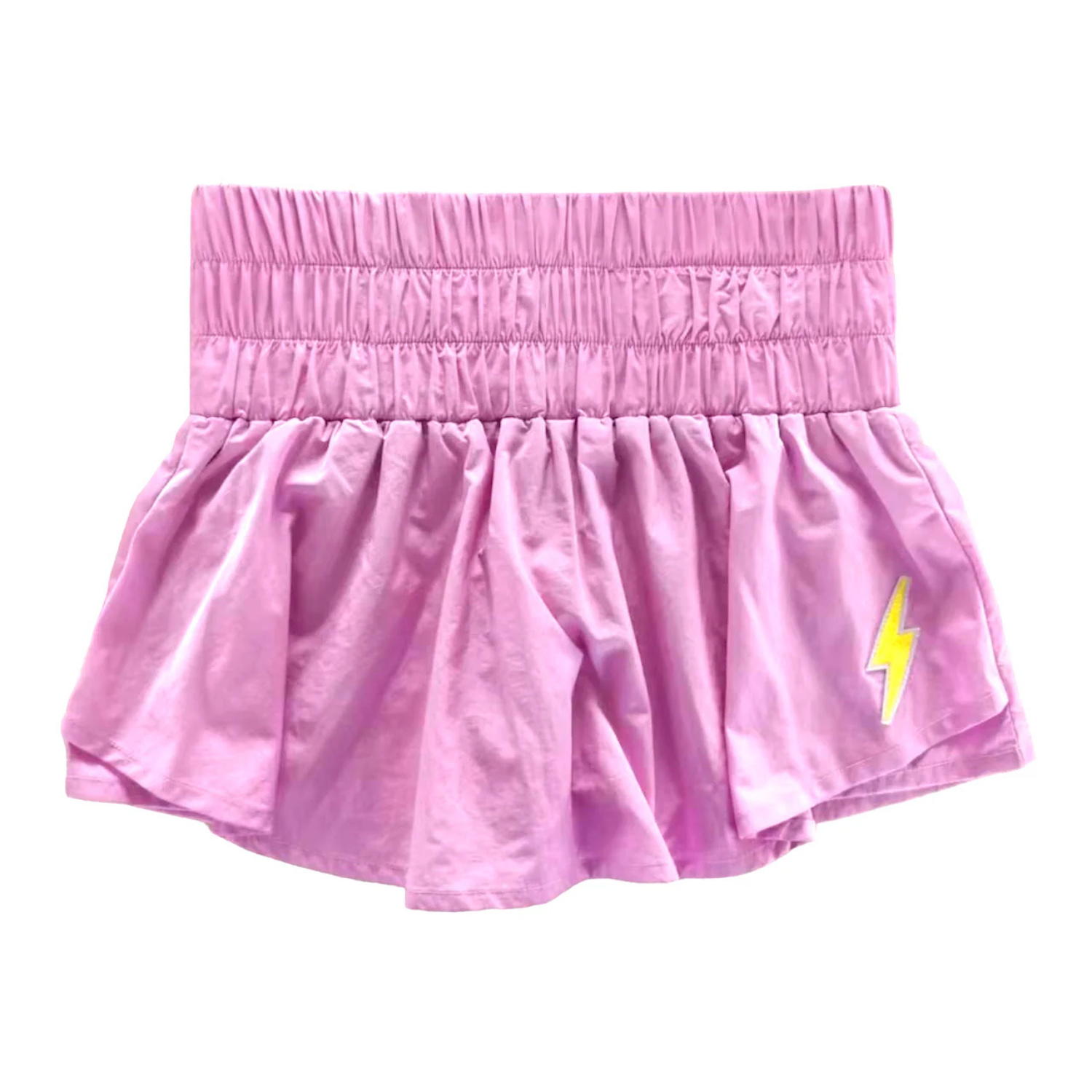 Pink Bolt Athletic Skort