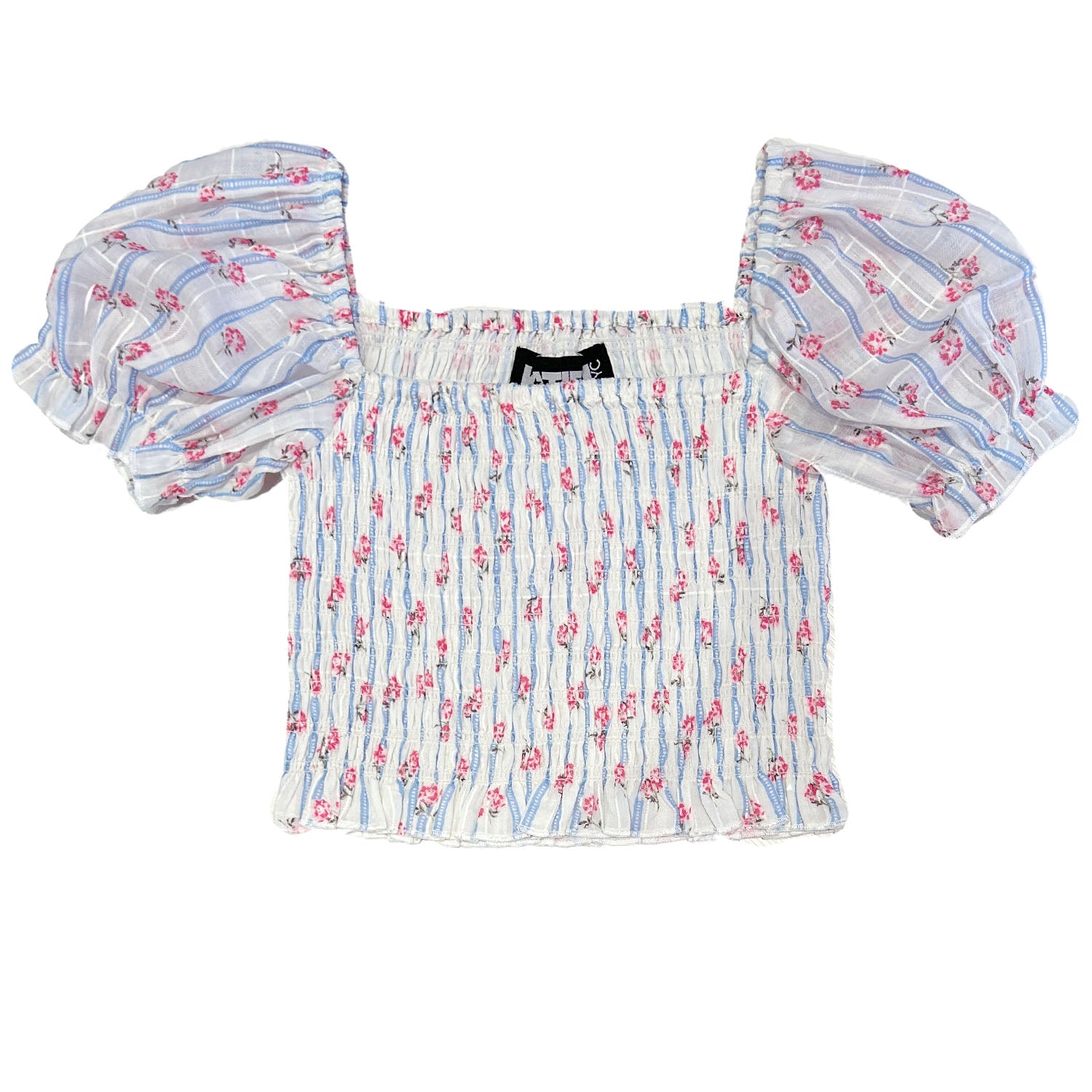 Marlee Floral top- Navy