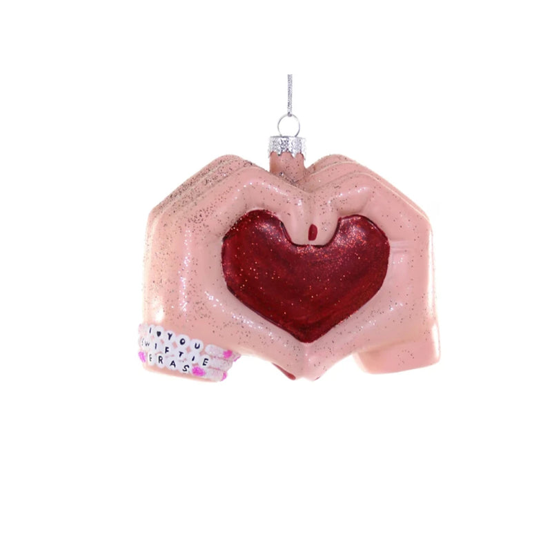 Taylor Swift Heart Hands Ornament