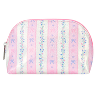 Floral Bow Cosmetic Bag