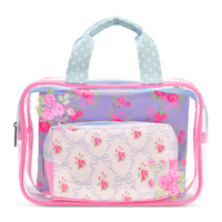 Floral Cosmetic Bag Trio