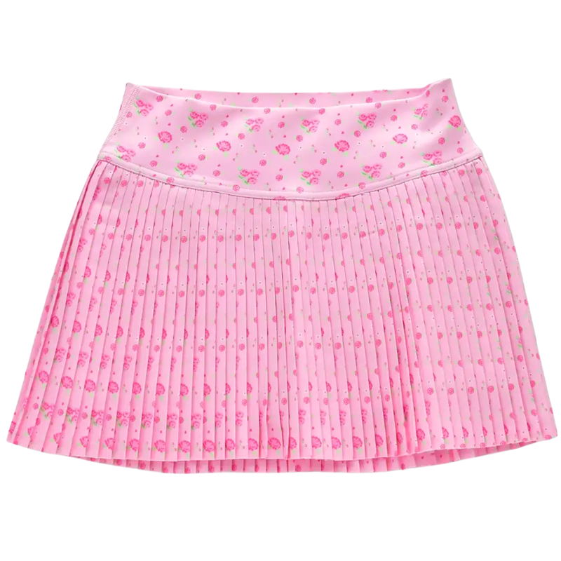 Pink Floral Tennis Skort