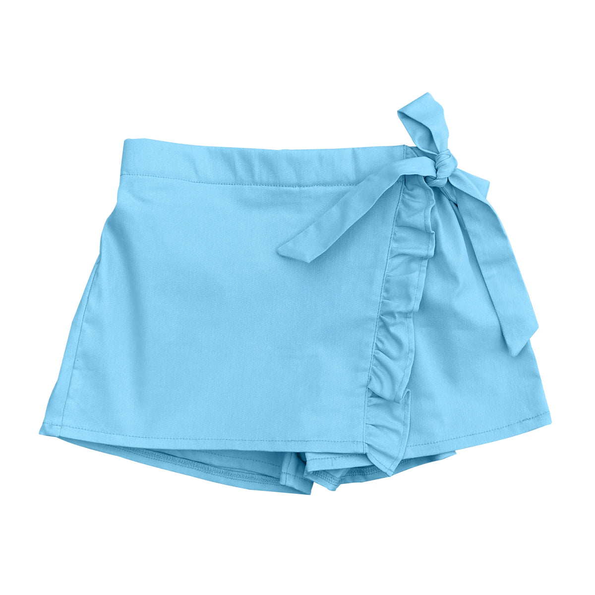 Blue Denim Tie Skort