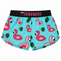 Blue Flamingo Running Shorts - ChicknLegs