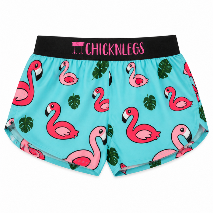 Blue Flamingo Running Shorts - ChicknLegs