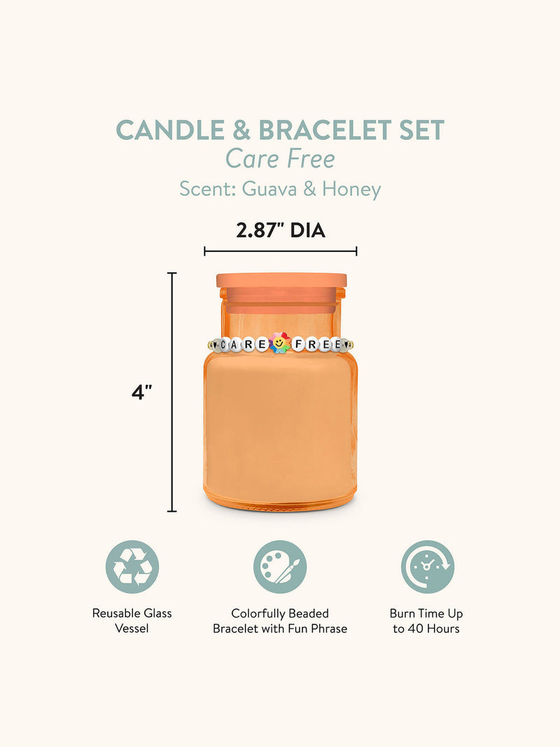 Care Free Friendship Bracelet Candle