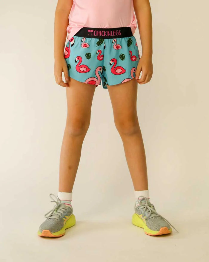 Blue Flamingo Running Shorts - ChicknLegs