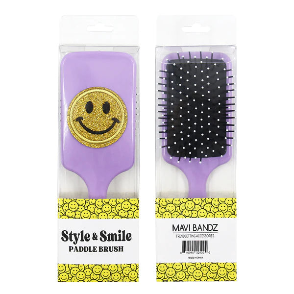 Purple Paddle Brush