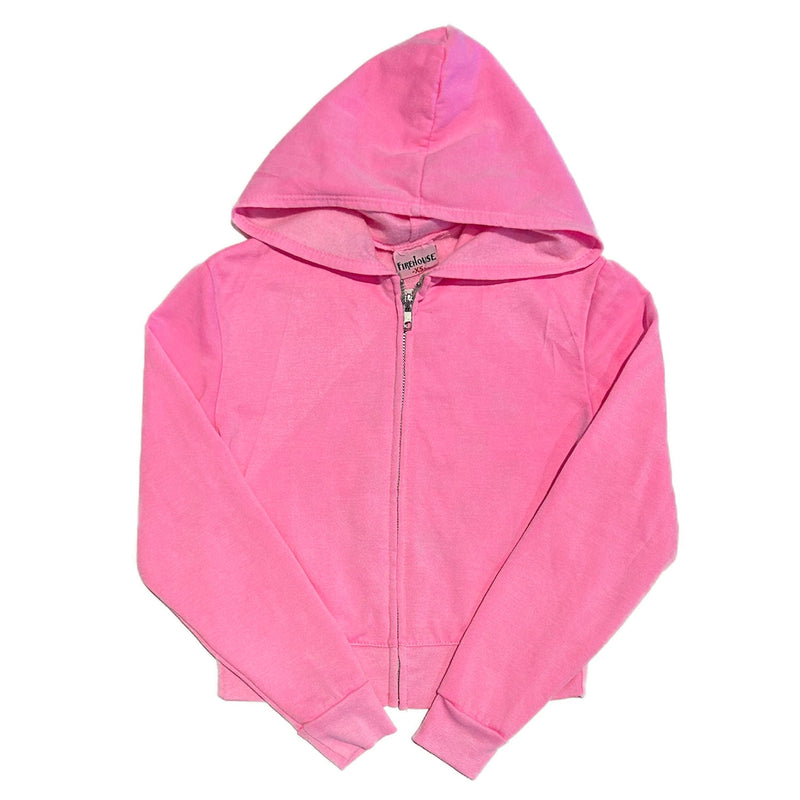 Checkered Heart Zip Hoodie