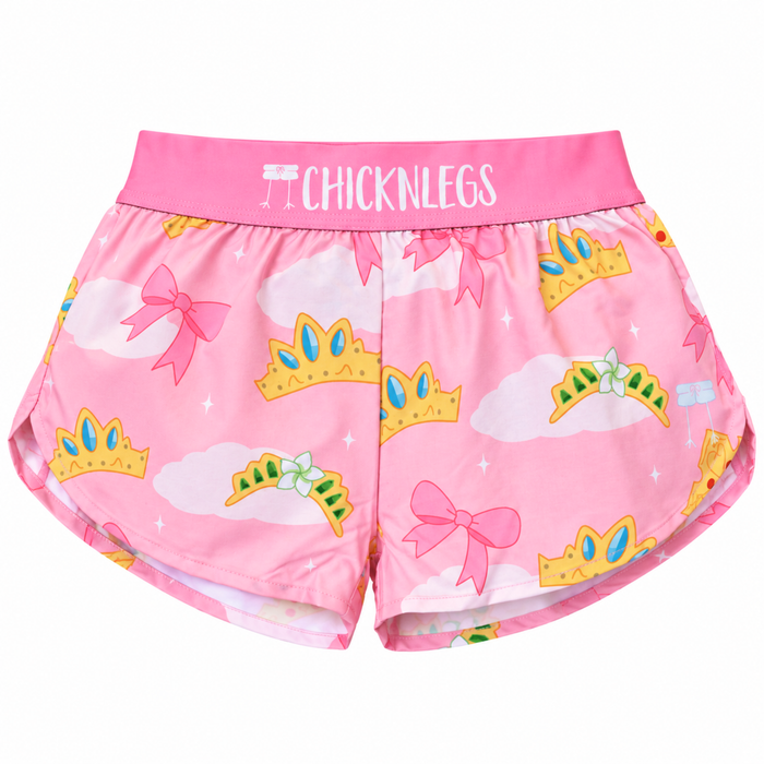 Princess Tiara Running Shorts - ChicknLegs