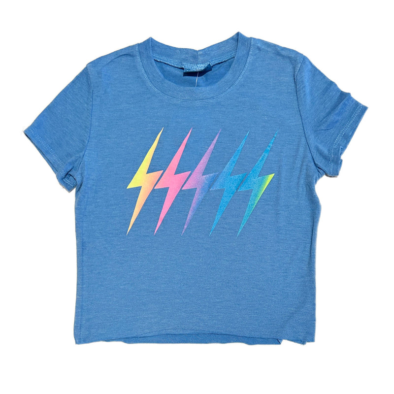 Blue Ombre Bolt Tee