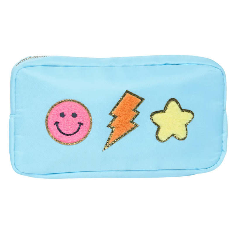 Blue Medium Happy Pouch