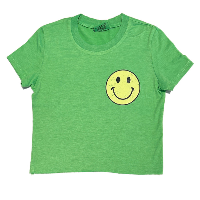 Green Smiley Tee