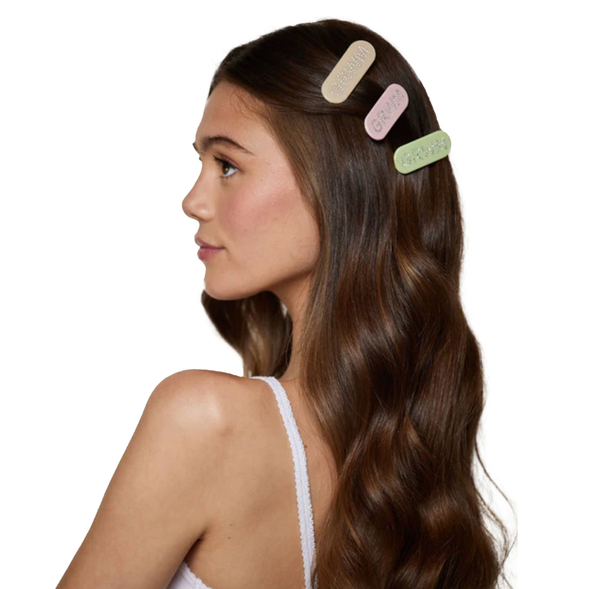 Mint GRWM Barrette Clip Set