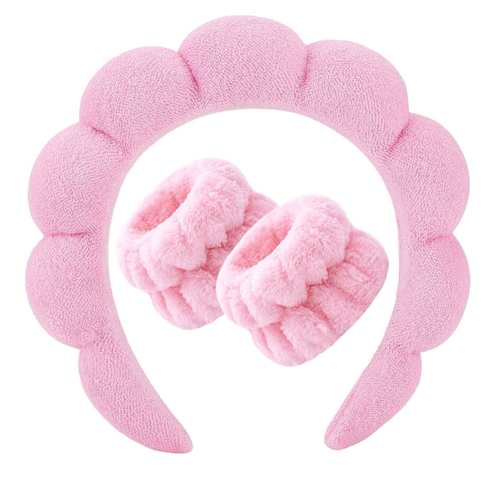 Pink Spa Headband Set