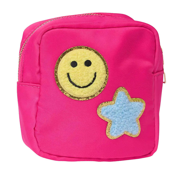 Pink Small Happy Pouch