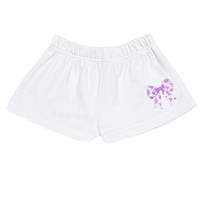 Purple Bow Shorts