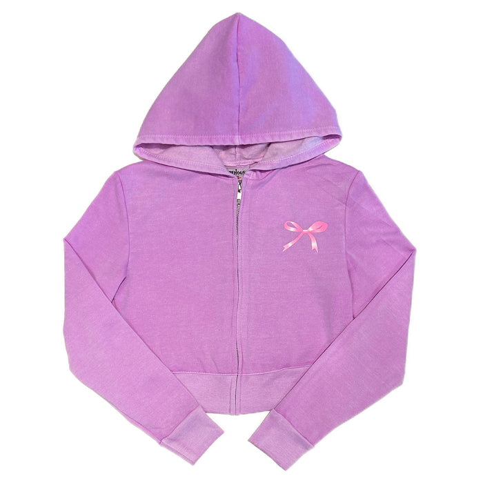 Bow Zip Hoodie