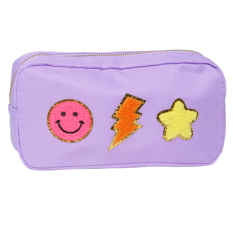 Purple Medium Happy Pouch