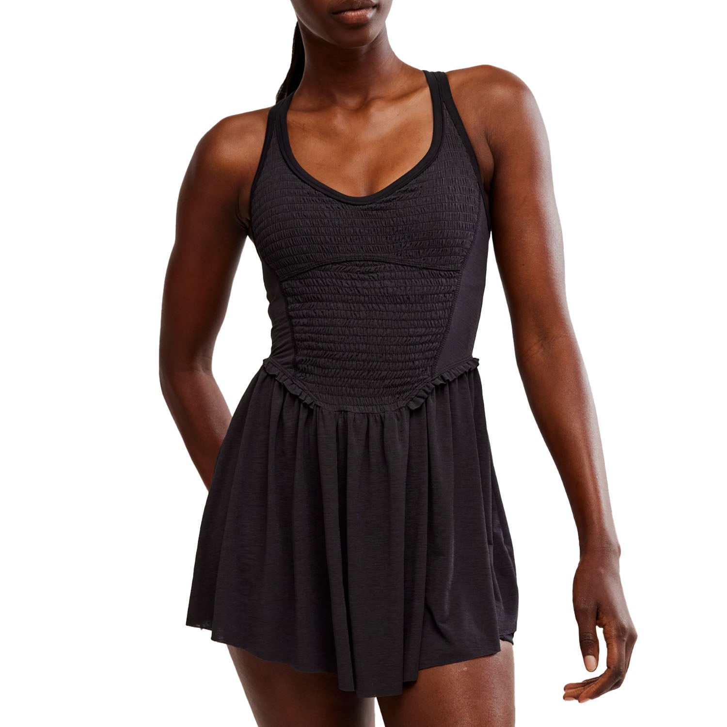 FP Movement Smockin Hot Dress - Black – dear hannah prep