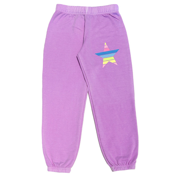 Purple Rainbow Star Sweats