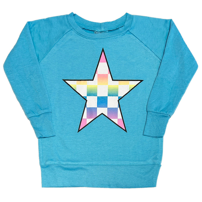 Blue Star Raglan Sweatshirt