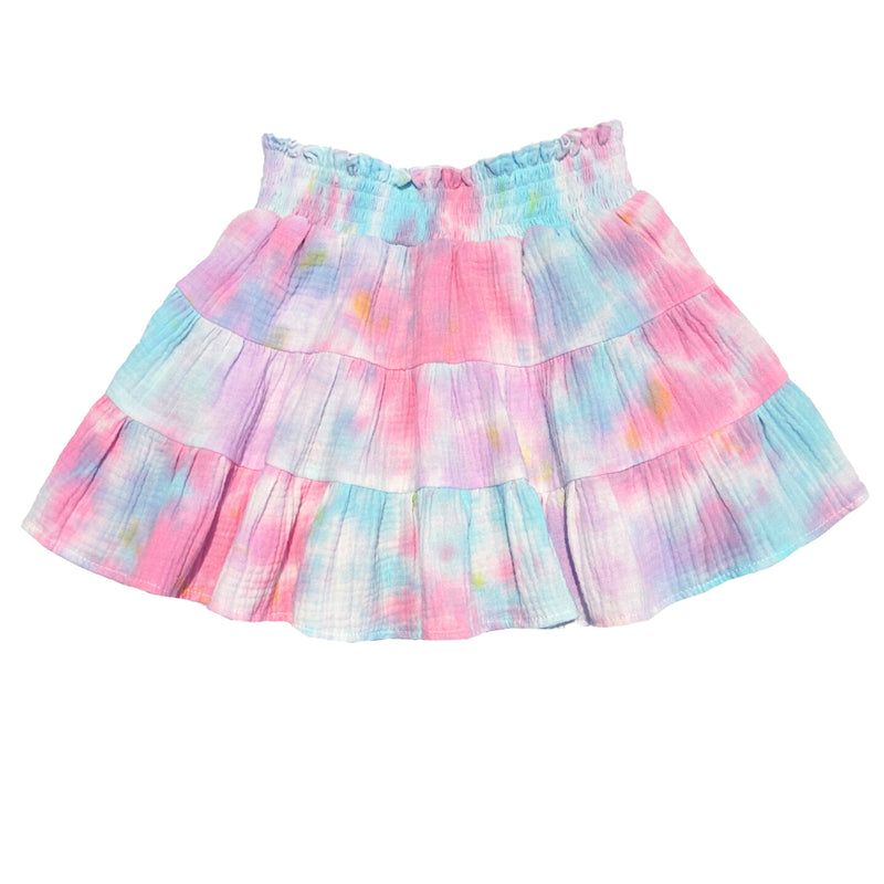 Tie Dye Gauze Skirt