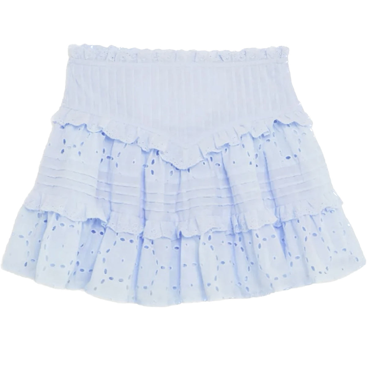Light Blue Willow Lace Skirt