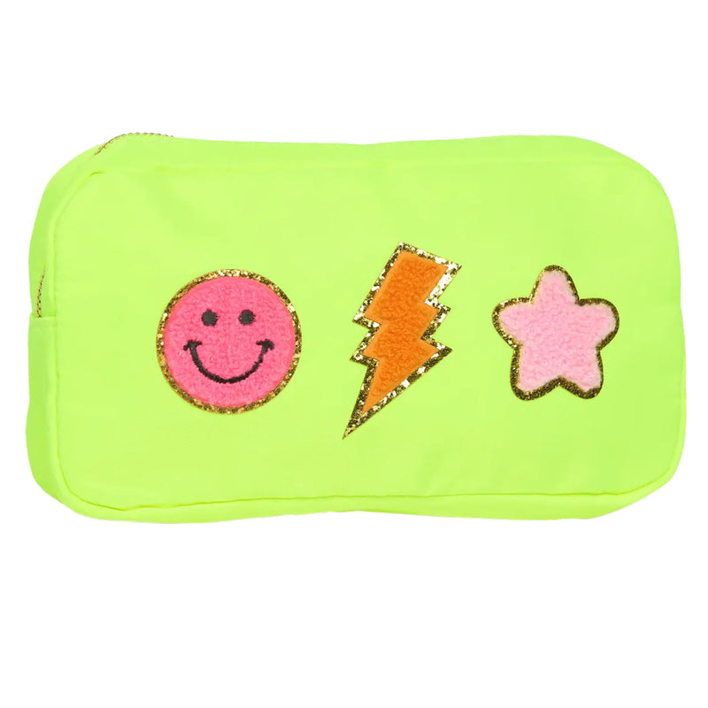 Yellow Medium Happy Pouch