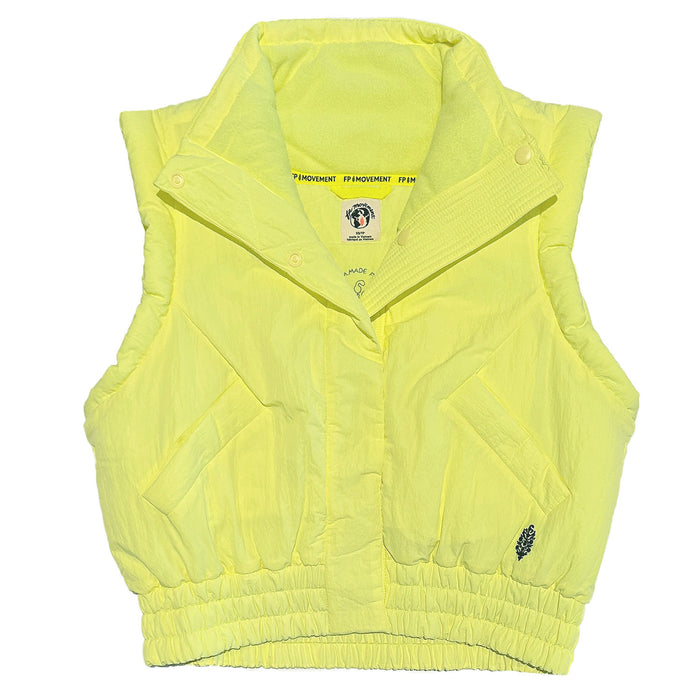 FP Movement Scrunch Time Puffer Vest - Yellow